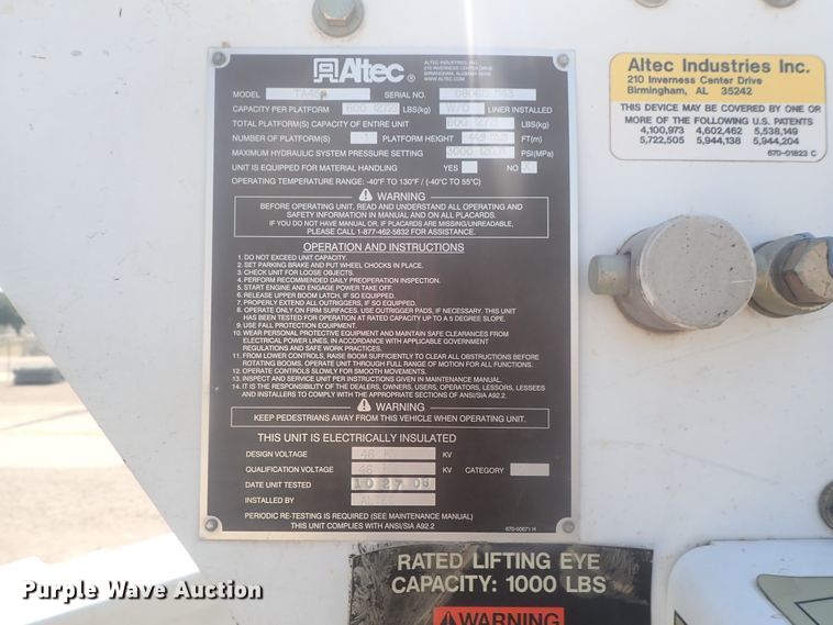 image for item DI4721 2007 Ford F750  bucket truck