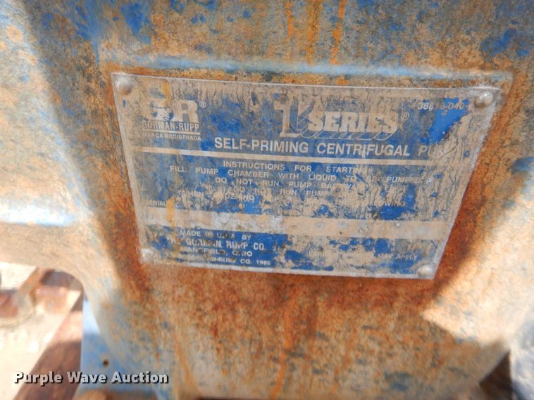 image for item DJ2013 Gorman Rupp T4A60S-B pump