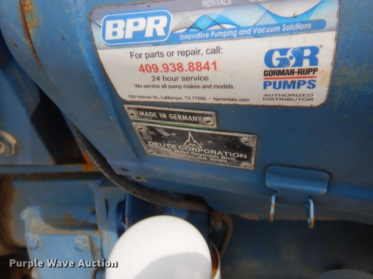 image for item DJ2015 Gorman Rupp pump