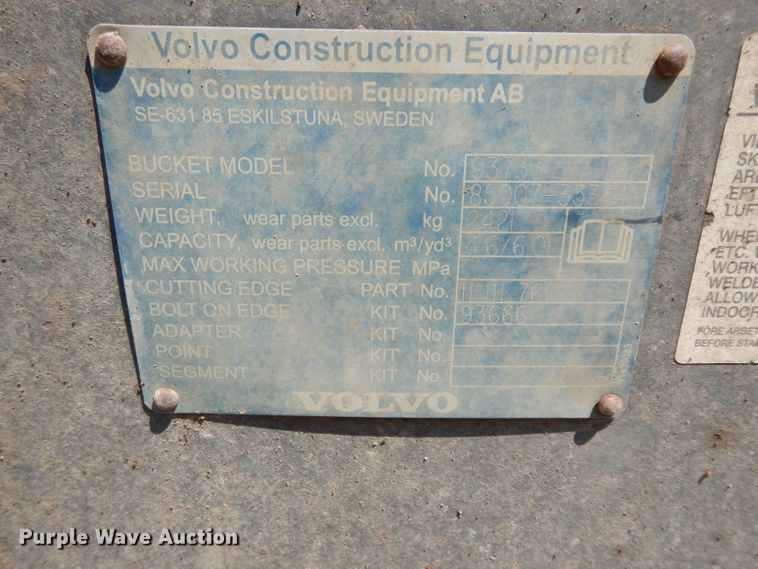 image for item DJ4409 2008 Volvo L180F  wheel loader