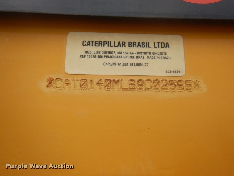 image for item DY9515 2010 Caterpillar 140M VHP  motor grader