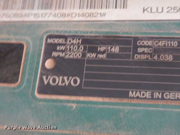 image for item DY9517 2014 Volvo SD115  vibratory single drum roller