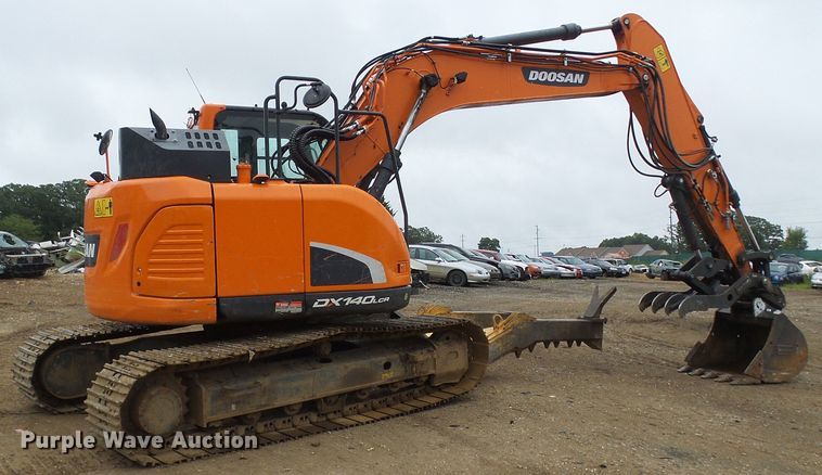 image for item EP9885 2018 Doosan DX140LCR-5  excavator