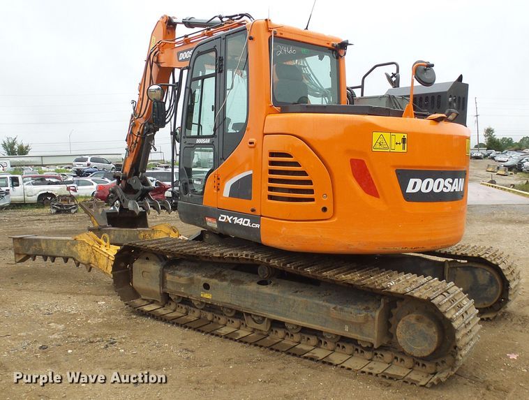 image for item EP9885 2018 Doosan DX140LCR-5  excavator