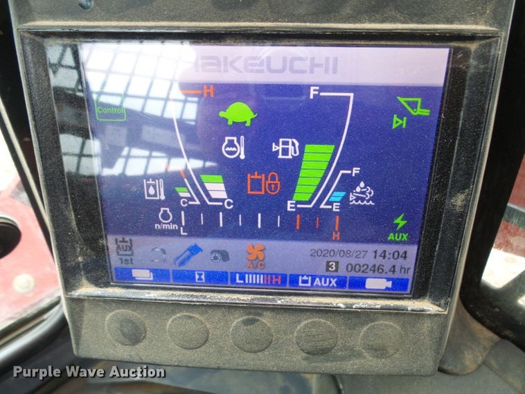 image for item EP9886 2019 Takeuchi TL12V-2  tracked skid steer loader