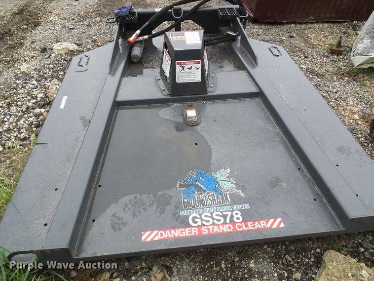 image for item EP9887 Bradco Ground Shark GSS78 78"W skid steer rotary mower