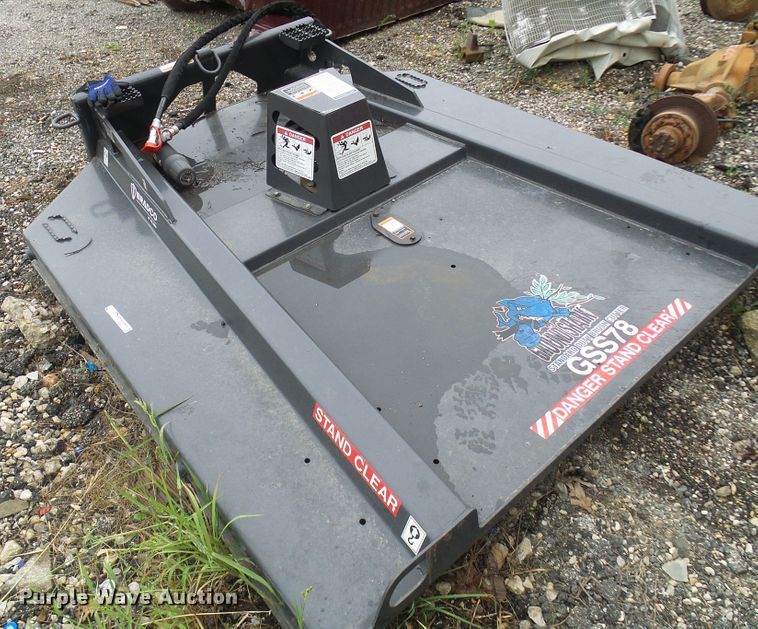 image for item EP9887 Bradco Ground Shark GSS78 78"W skid steer rotary mower
