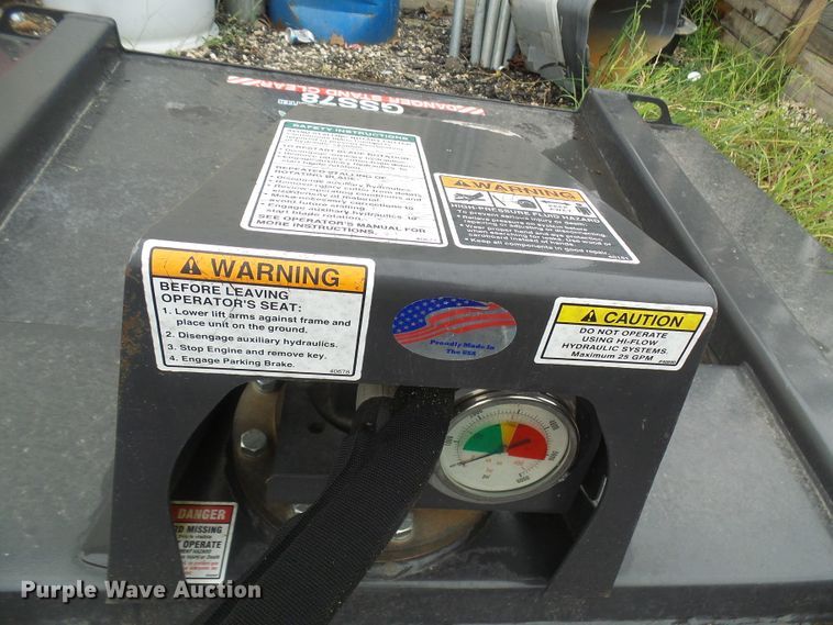 image for item EP9887 Bradco Ground Shark GSS78 78"W skid steer rotary mower