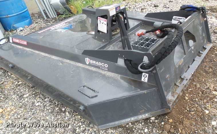 image for item EP9887 Bradco Ground Shark GSS78 78"W skid steer rotary mower