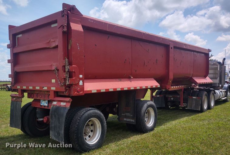 image for item EQ9398 2008 CPS Manac TSD30 end dump trailer
