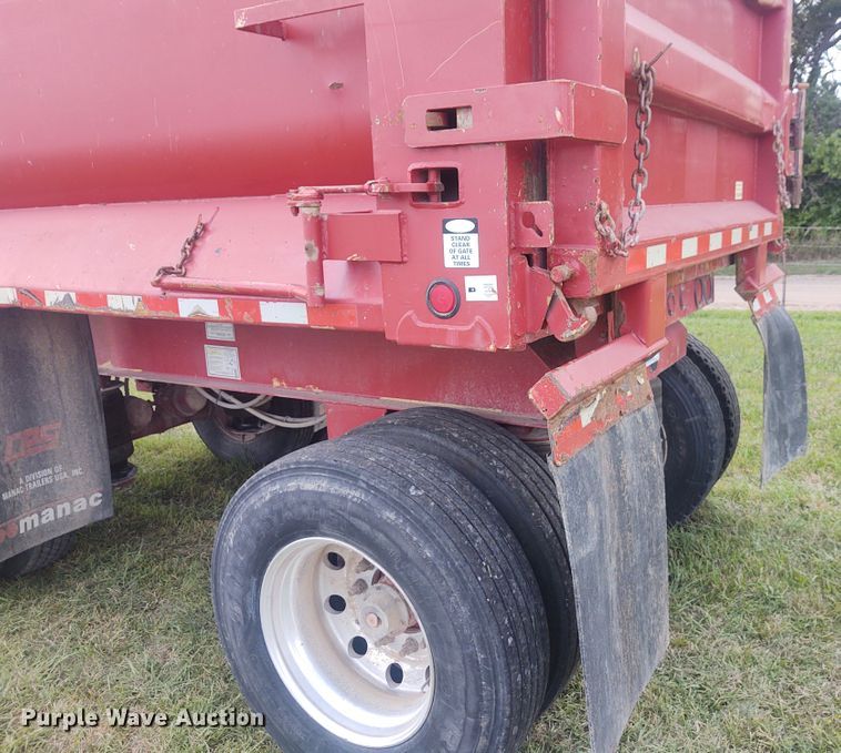 image for item EQ9398 2008 CPS Manac TSD30 end dump trailer