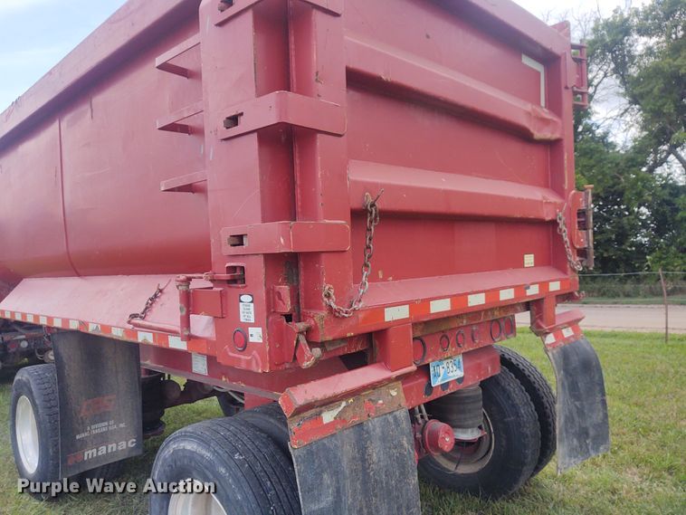 image for item EQ9398 2008 CPS Manac TSD30 end dump trailer