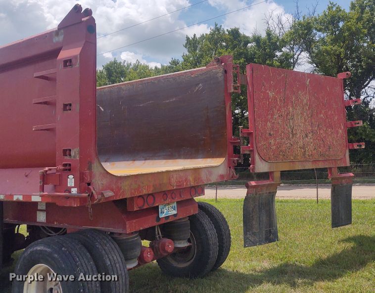 image for item EQ9398 2008 CPS Manac TSD30 end dump trailer