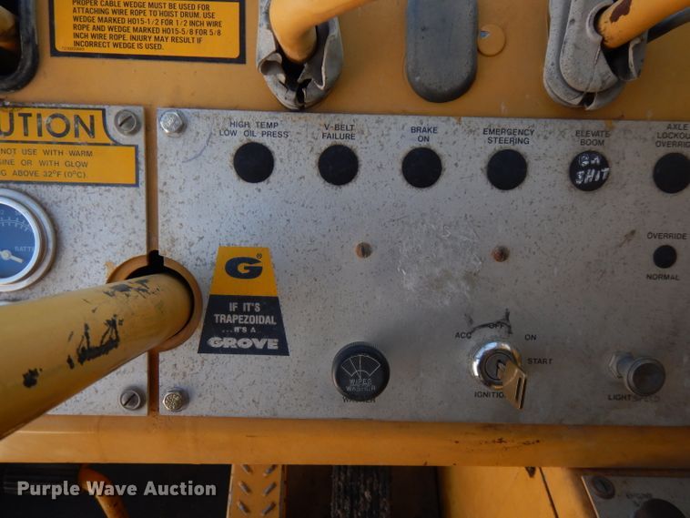 image for item FN9377 1982 Grove RT520 crane