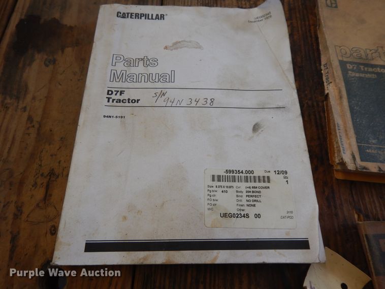 image for item FP9767 1972 Caterpillar D7F dozer