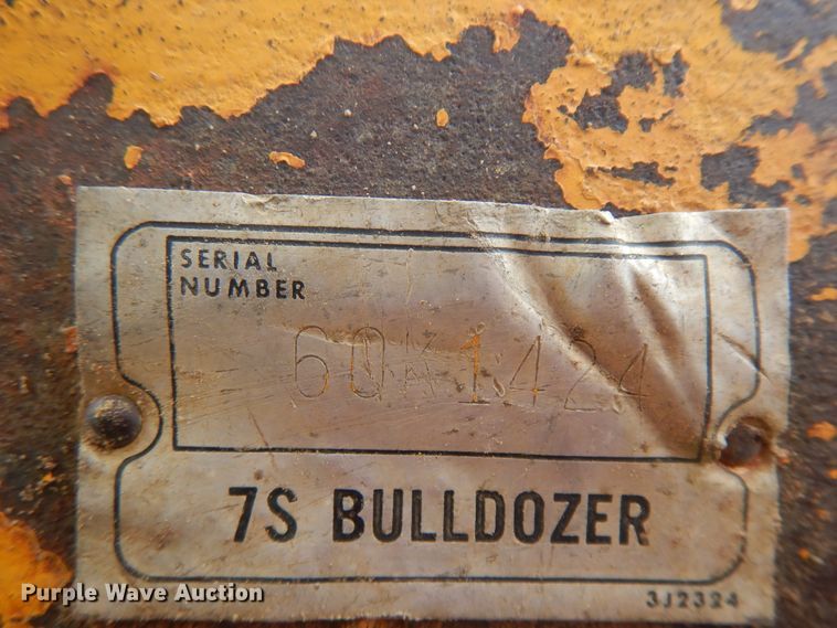 image for item FP9767 1972 Caterpillar D7F dozer