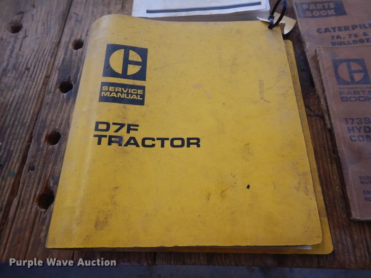 image for item FP9767 1972 Caterpillar D7F dozer