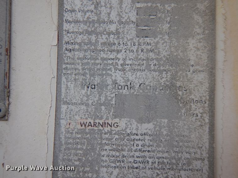 image for item FR9003 2000 Peterbilt 357  ready mix truck