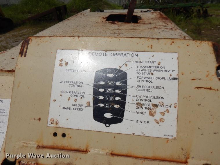 image for item FR9008 Ingersoll Rand TC-13  vibratory trench compactor