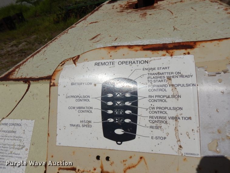 image for item FR9010 Ingersoll Rand  vibratory trench compactor