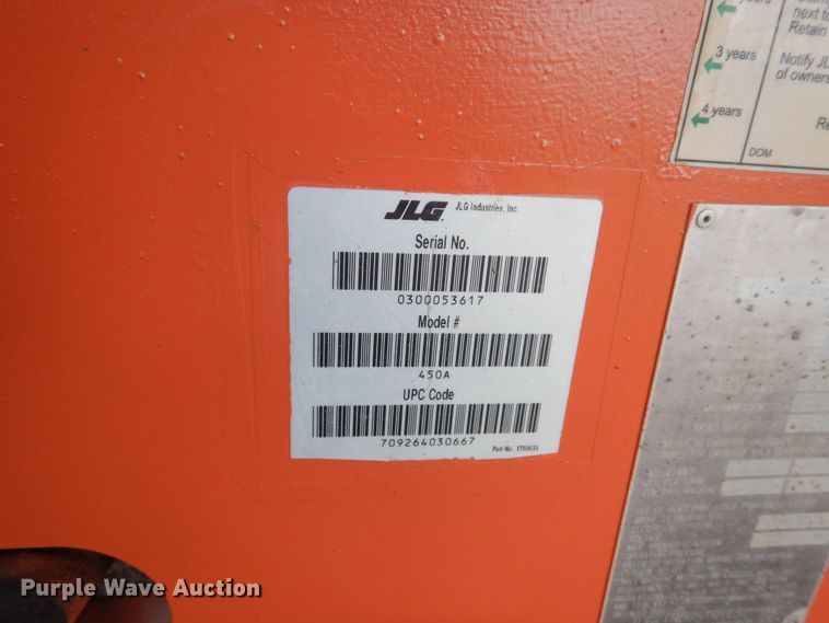 image for item FR9029 2000 JLG 450AJ  boom lift
