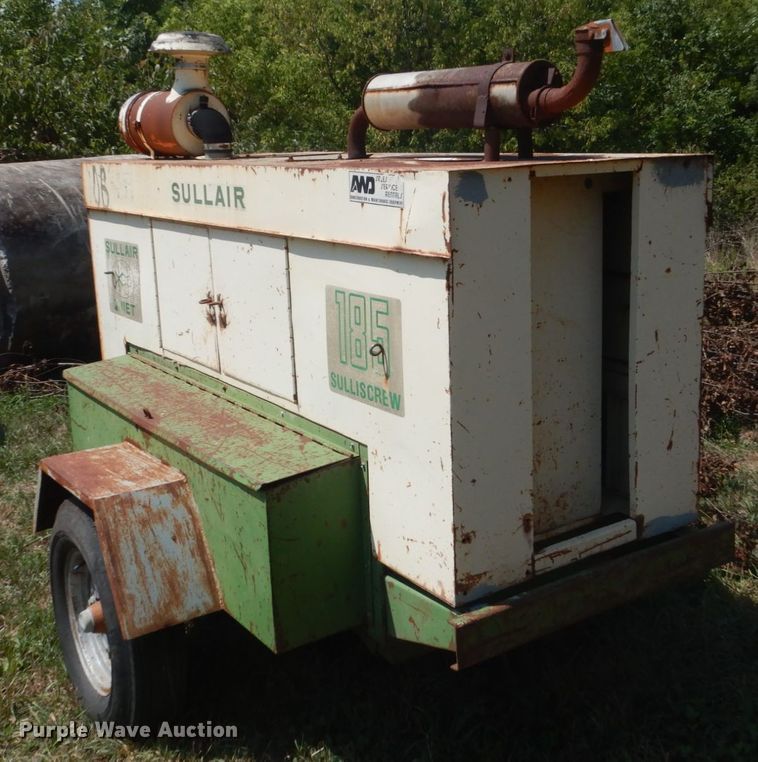 image for item FT9207 Sullair 185  air compressor