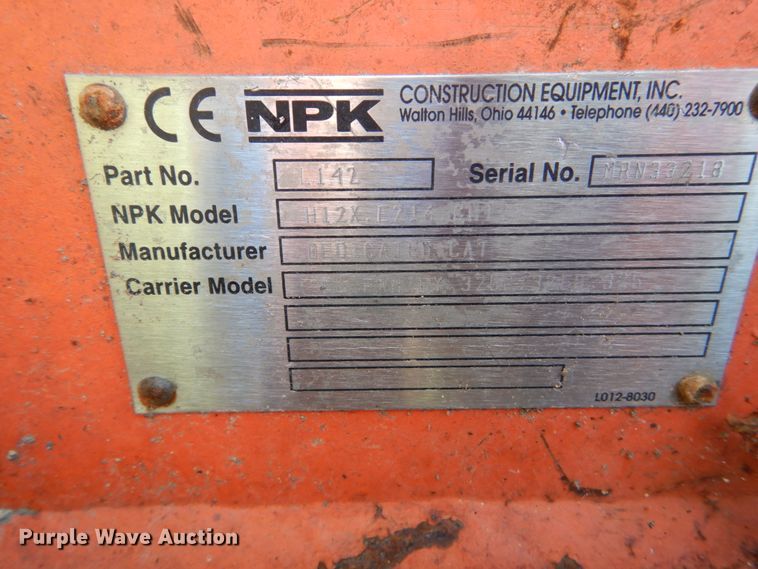 image for item GR9783 (2) NPK excavator mounts