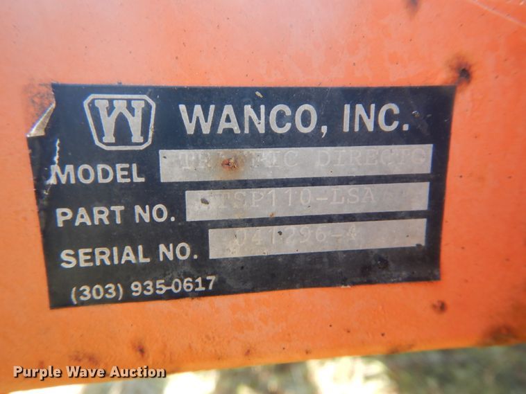 image for item GR9787 Wanco arrow board trailer