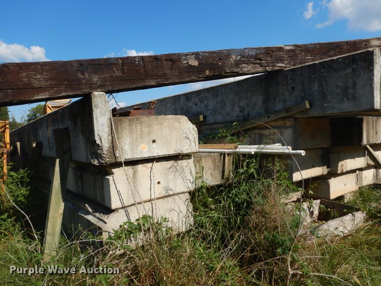 image for item GR9789 Precast concrete temporary bridge span