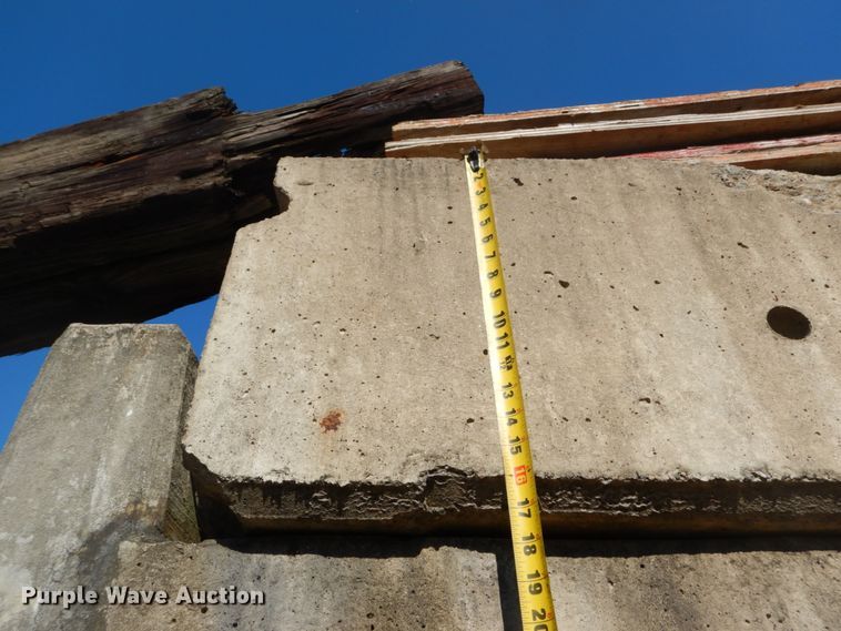 image for item GR9789 Precast concrete temporary bridge span