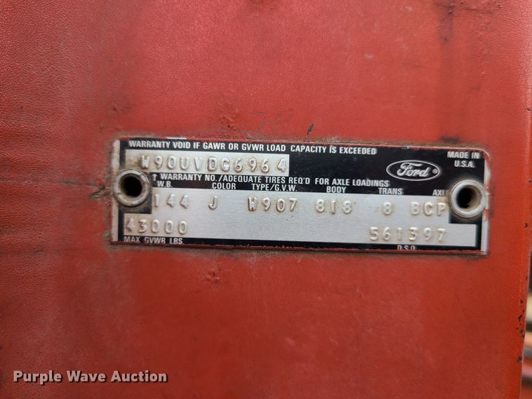 image for item GY9548 1979 Ford 9000  dump truck