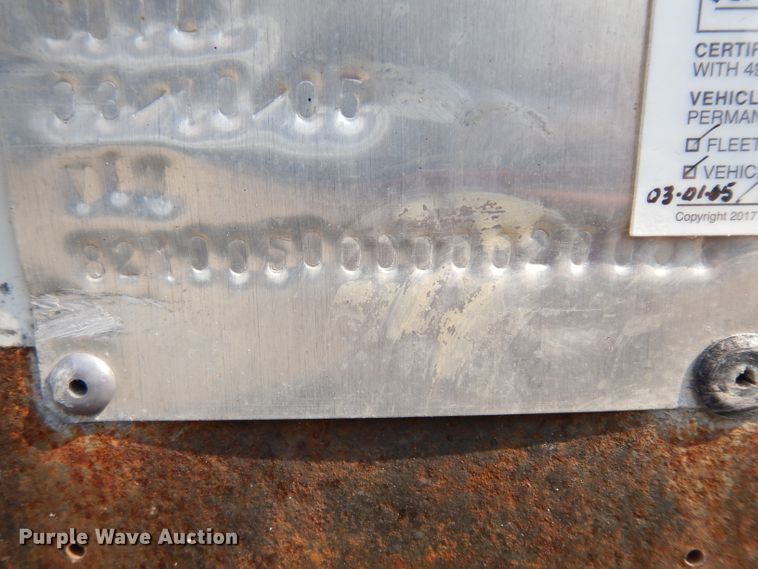 image for item HA9446 2005 Durcholz equipment trailer