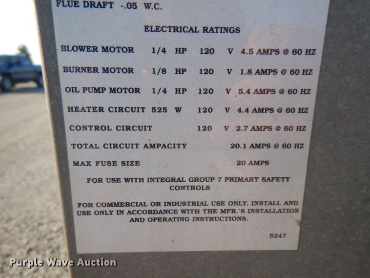 image for item HA9495 Lenan HI-260 heater