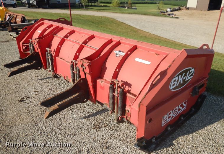 image for item HA9496 Boss BX-12 12'W snow pusher