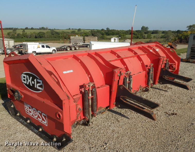 image for item HA9496 Boss BX-12 12'W snow pusher