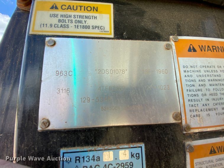 image for item HA9594 2000 Caterpillar 963C  track loader