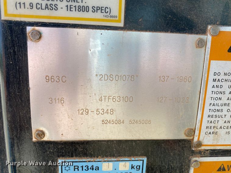 image for item HA9594 2000 Caterpillar 963C  track loader