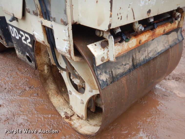 image for item HB9489 Ingersoll Rand DD22  vibratory double drum roller