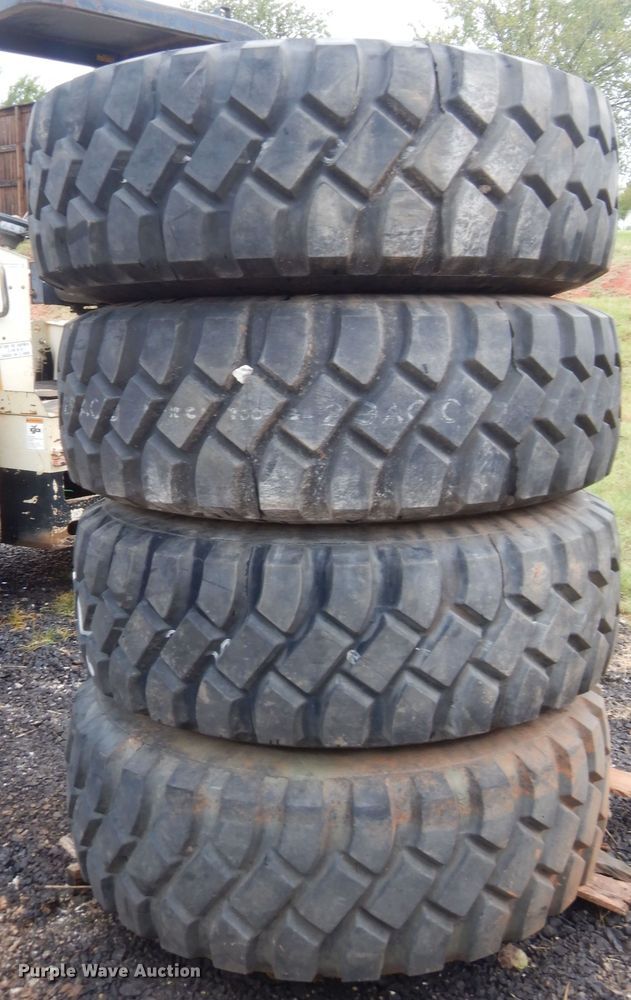 image for item HB9490 (4) 16.00R20 tires and wheels