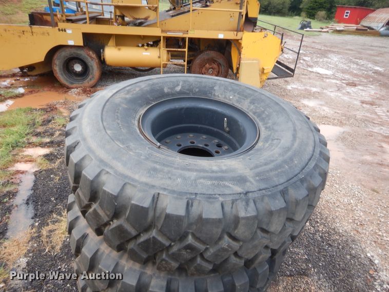 image for item HB9490 (4) 16.00R20 tires and wheels