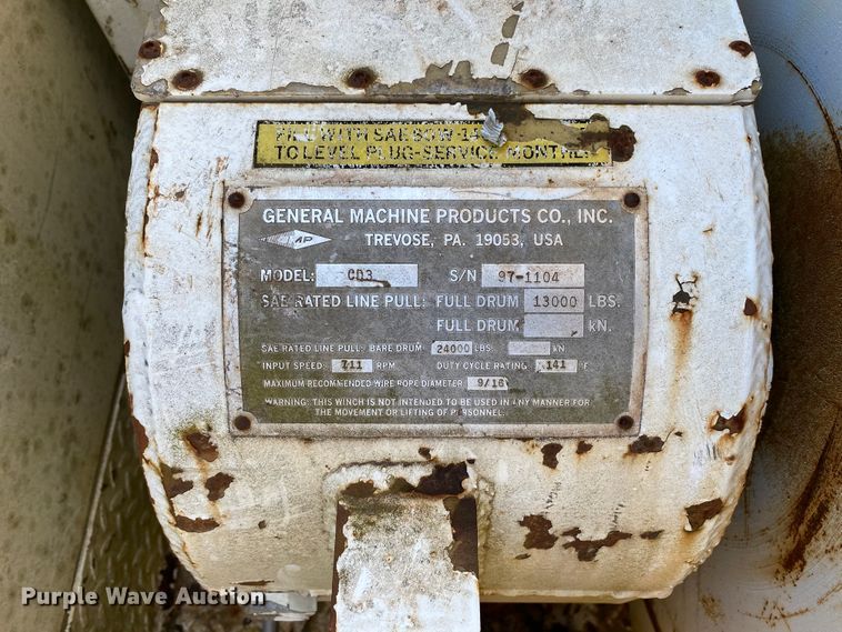 image for item HG9165 1997 International 4700  digger derrick truck