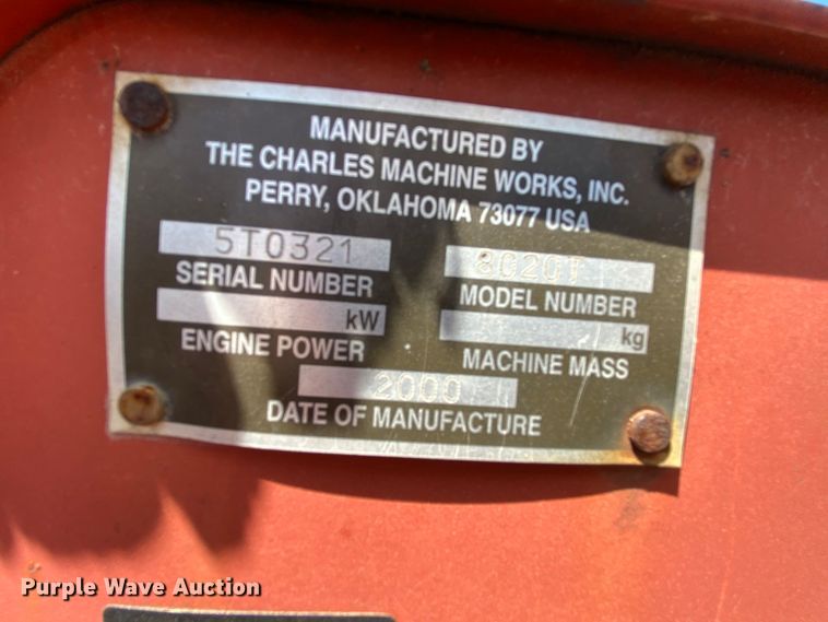 image for item HG9179 2000 Ditch Witch 8020T  cable plow