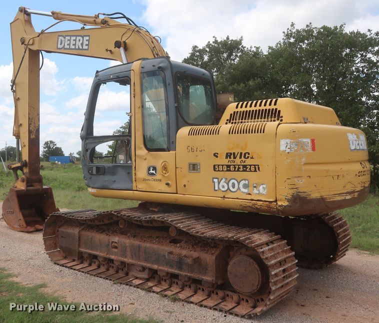image for item HJ9330 2005 John Deere 160C LC  excavator