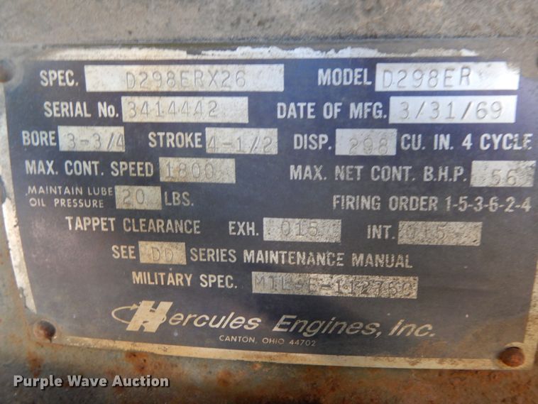 image for item HJ9556 1969 Fermont MB-18  generator