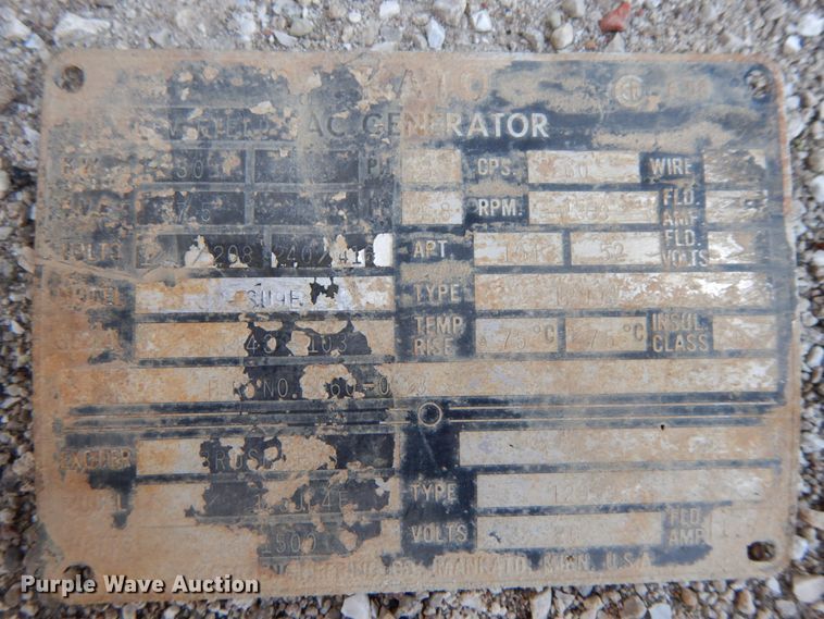 image for item HJ9556 1969 Fermont MB-18  generator