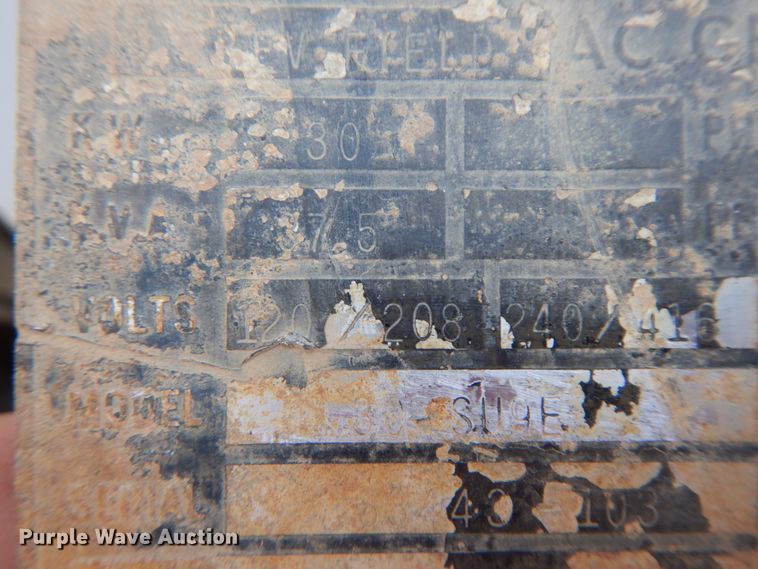 image for item HJ9556 1969 Fermont MB-18  generator