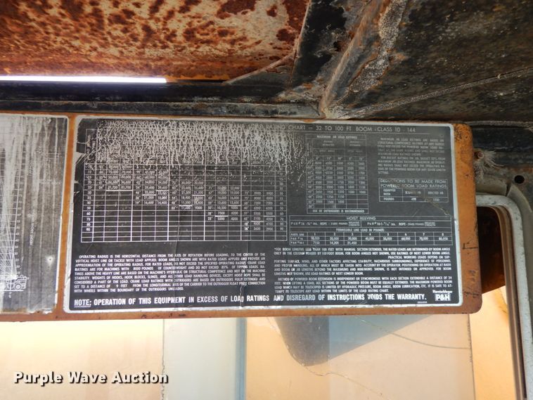 image for item HJ9592 P & H   crane