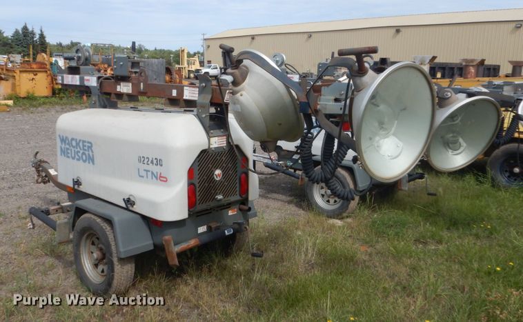 image for item HP9755 2012 Wacker Neuson LTN6  light plant