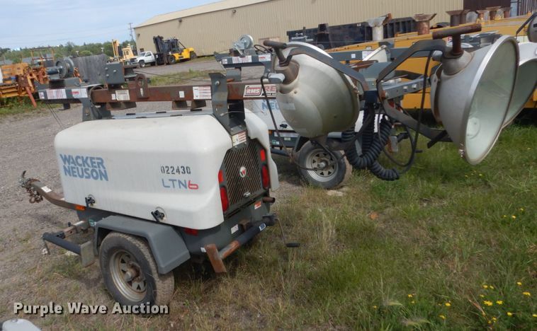 image for item HP9755 2012 Wacker Neuson LTN6  light plant