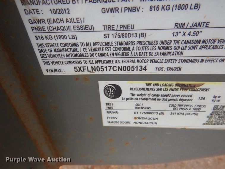 image for item HP9763 2012 Wacker Neuson LTN6  light plant